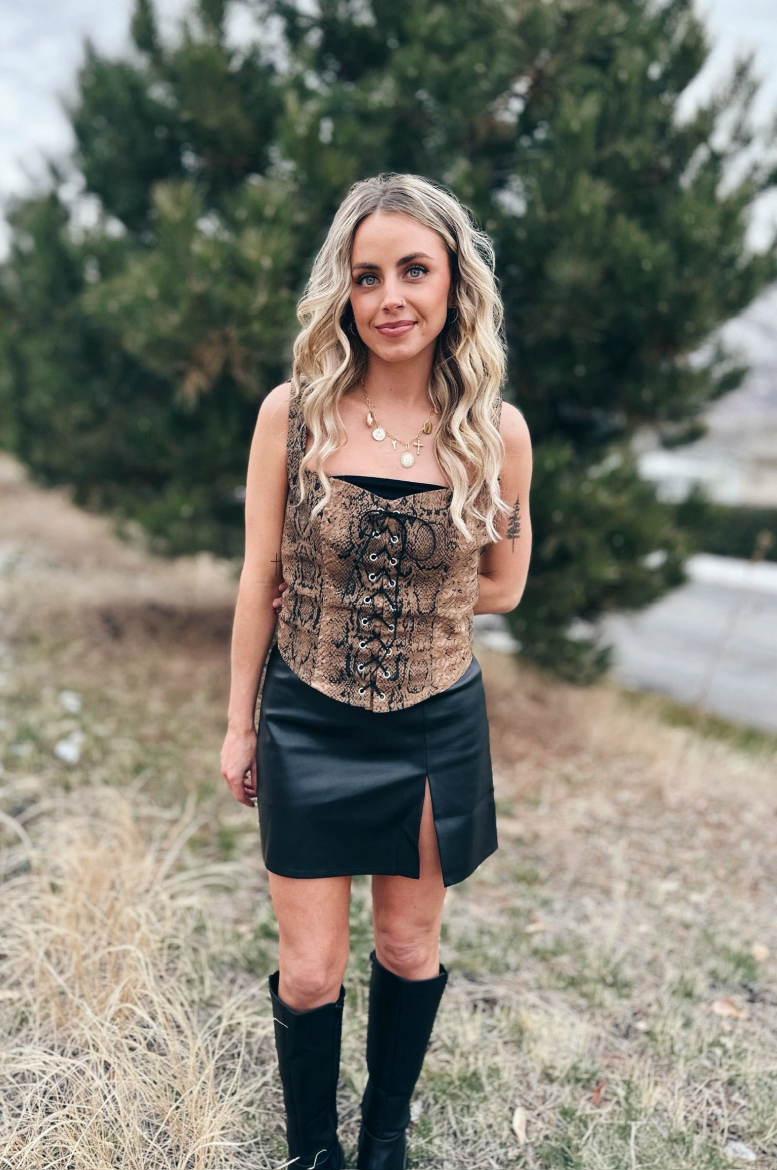 Python Pulse Bustier Top