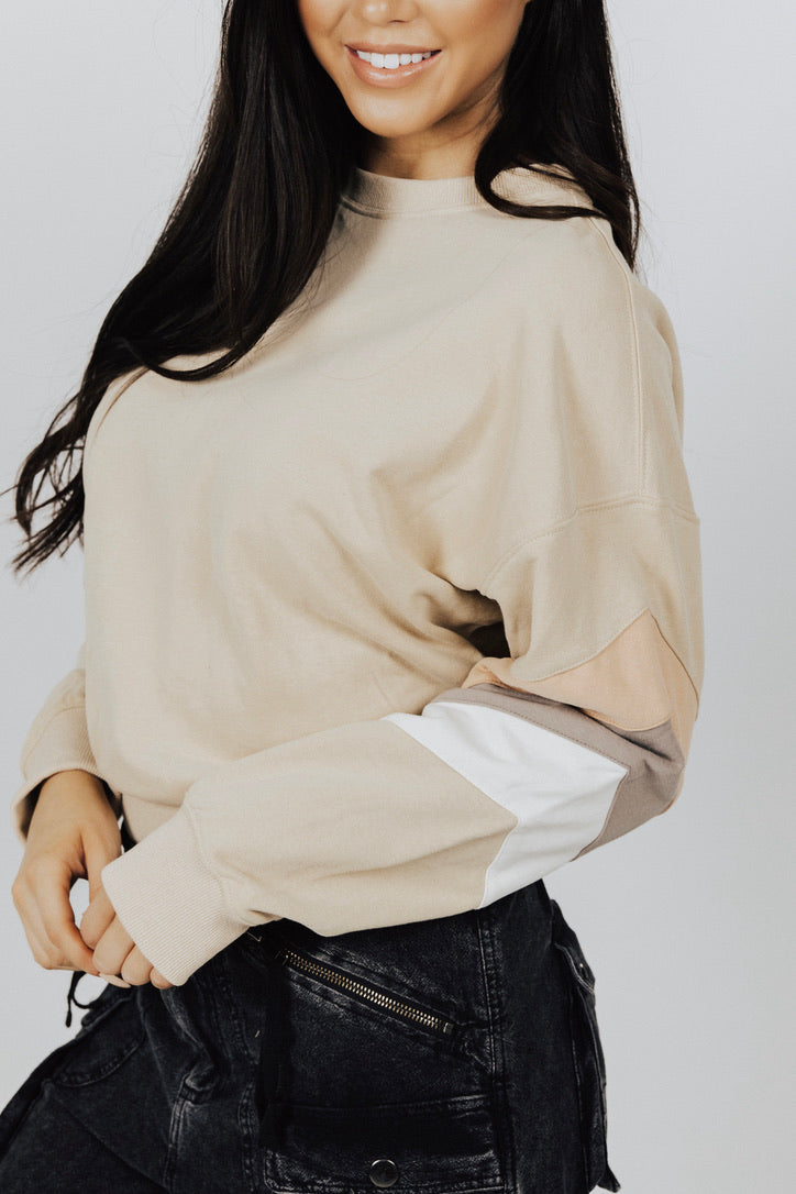 George Color Block Sweatshirt - FINAL SALE