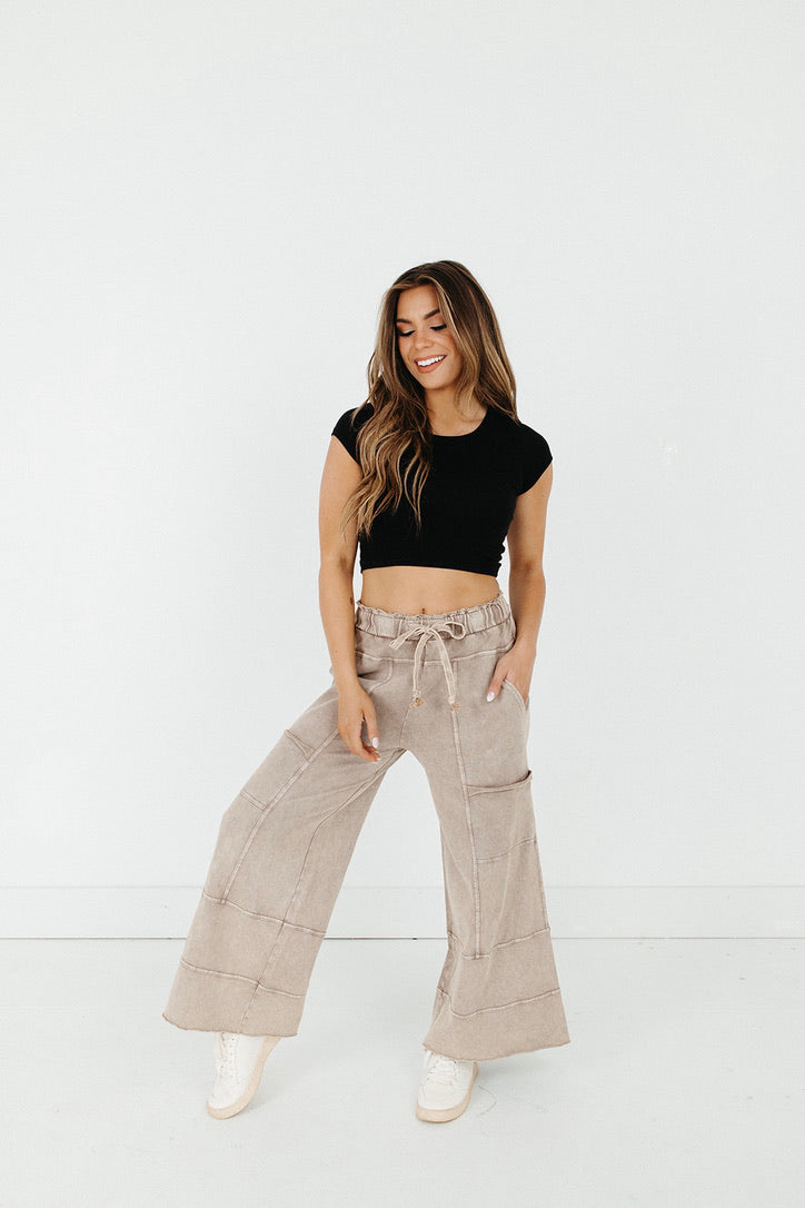 Laina Wide Leg Bottoms - FINAL SALE