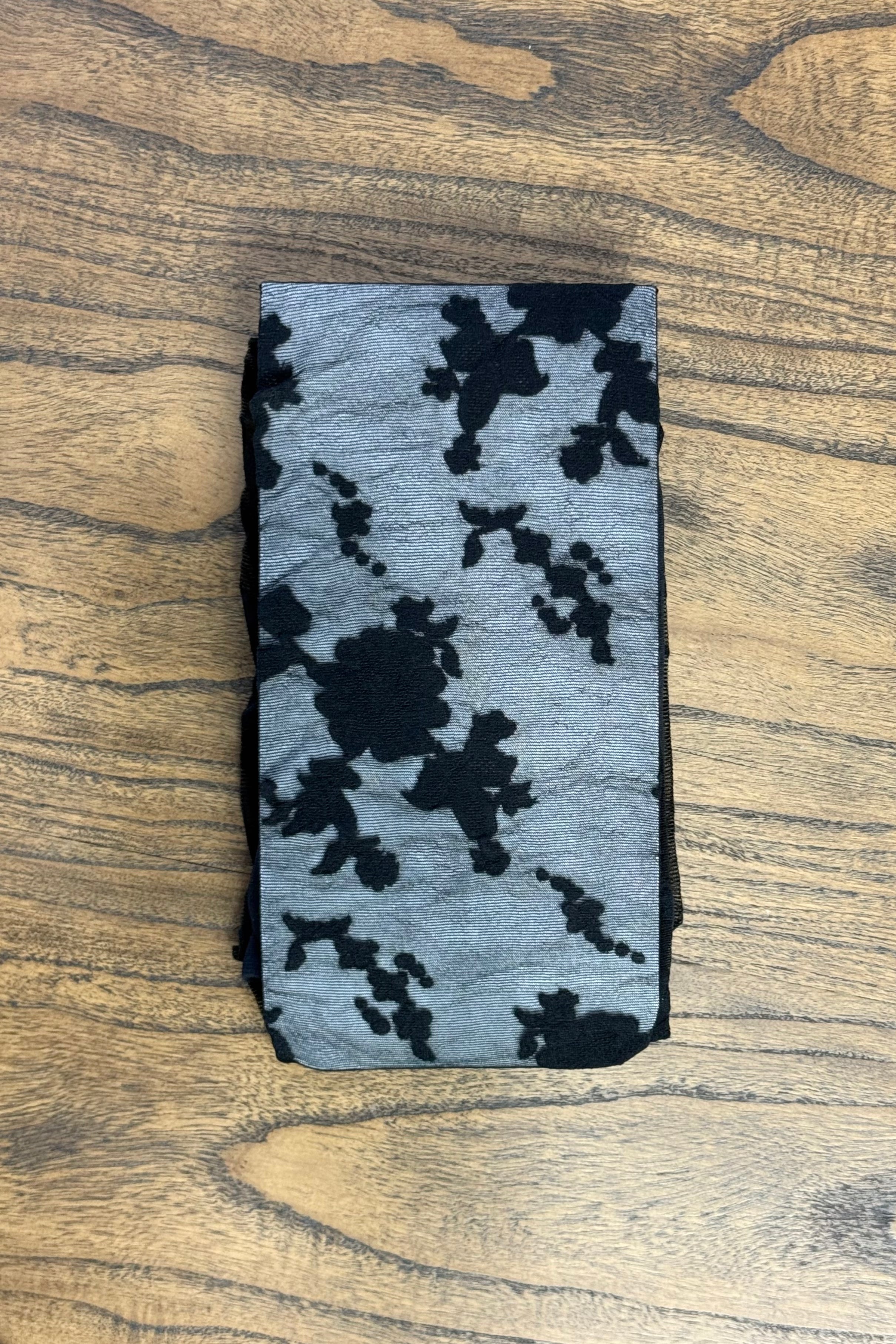 Free People Flocked Floral Tights