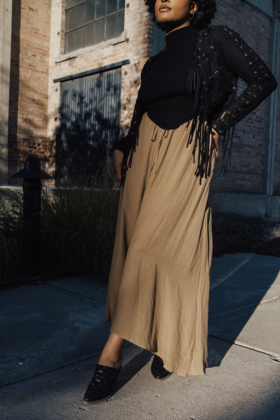 Tina Smocked Waist Maxi Skirt - FINAL SALE