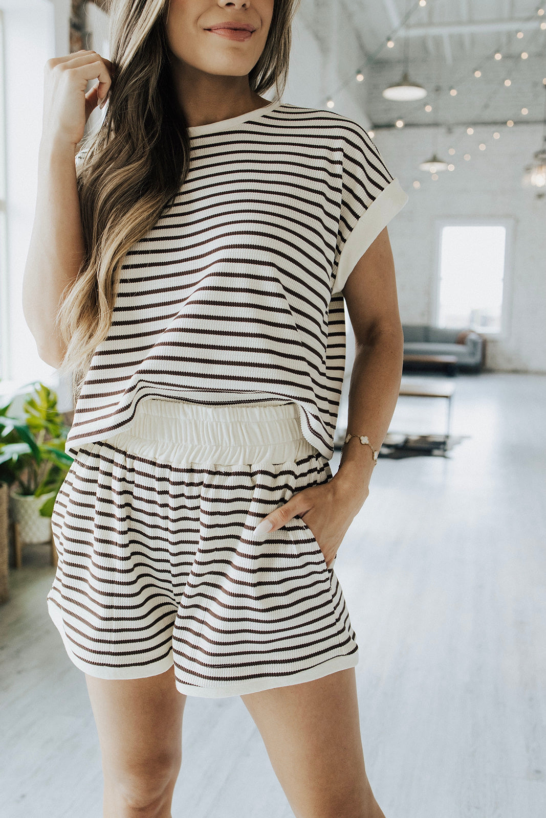 The Bay Striped Shorts