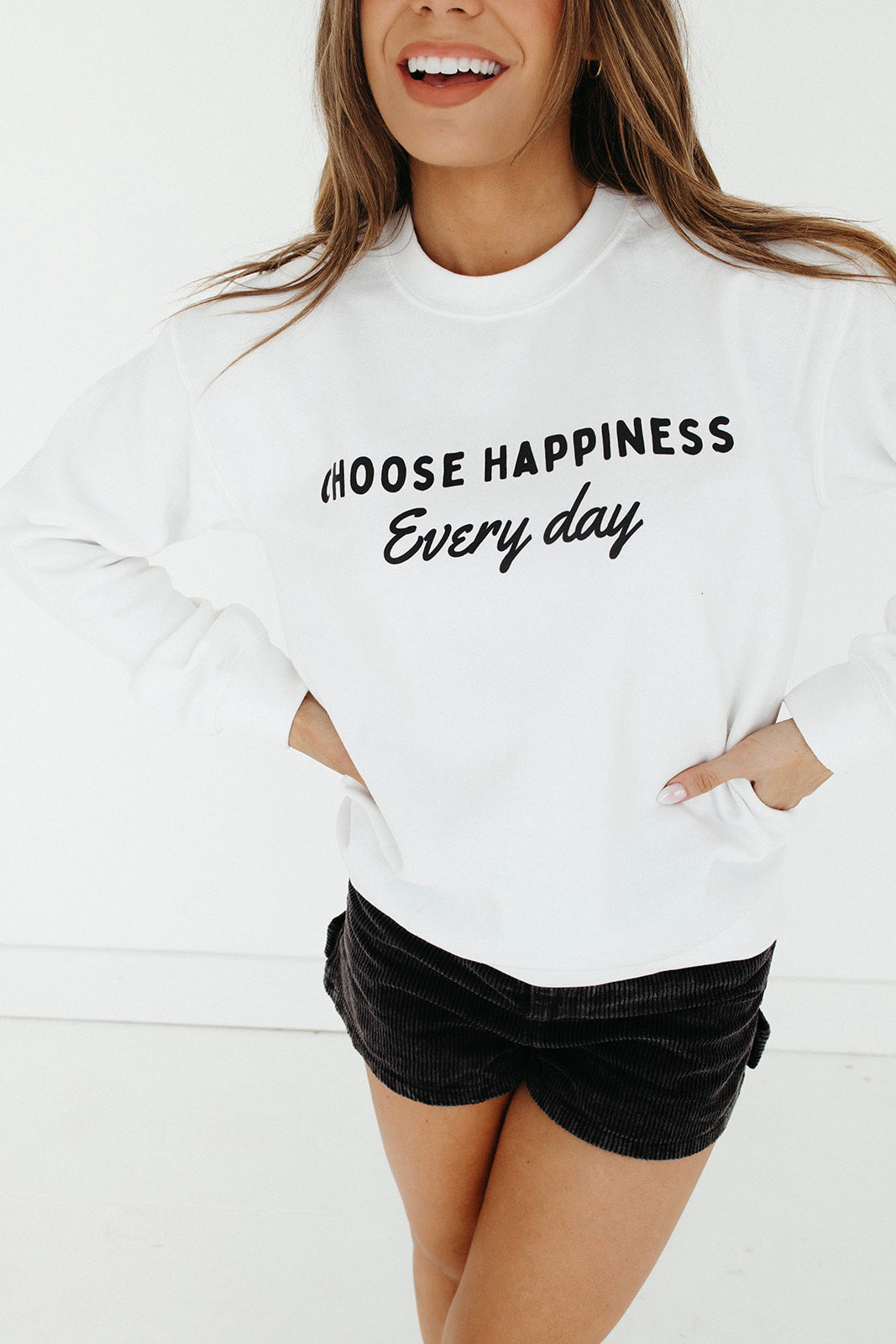 Choose Happiness Crewneck - FINAL SALE