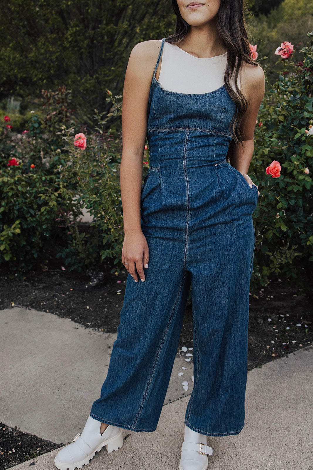 Zoe Denim Jumpsuit - FINAL SALE