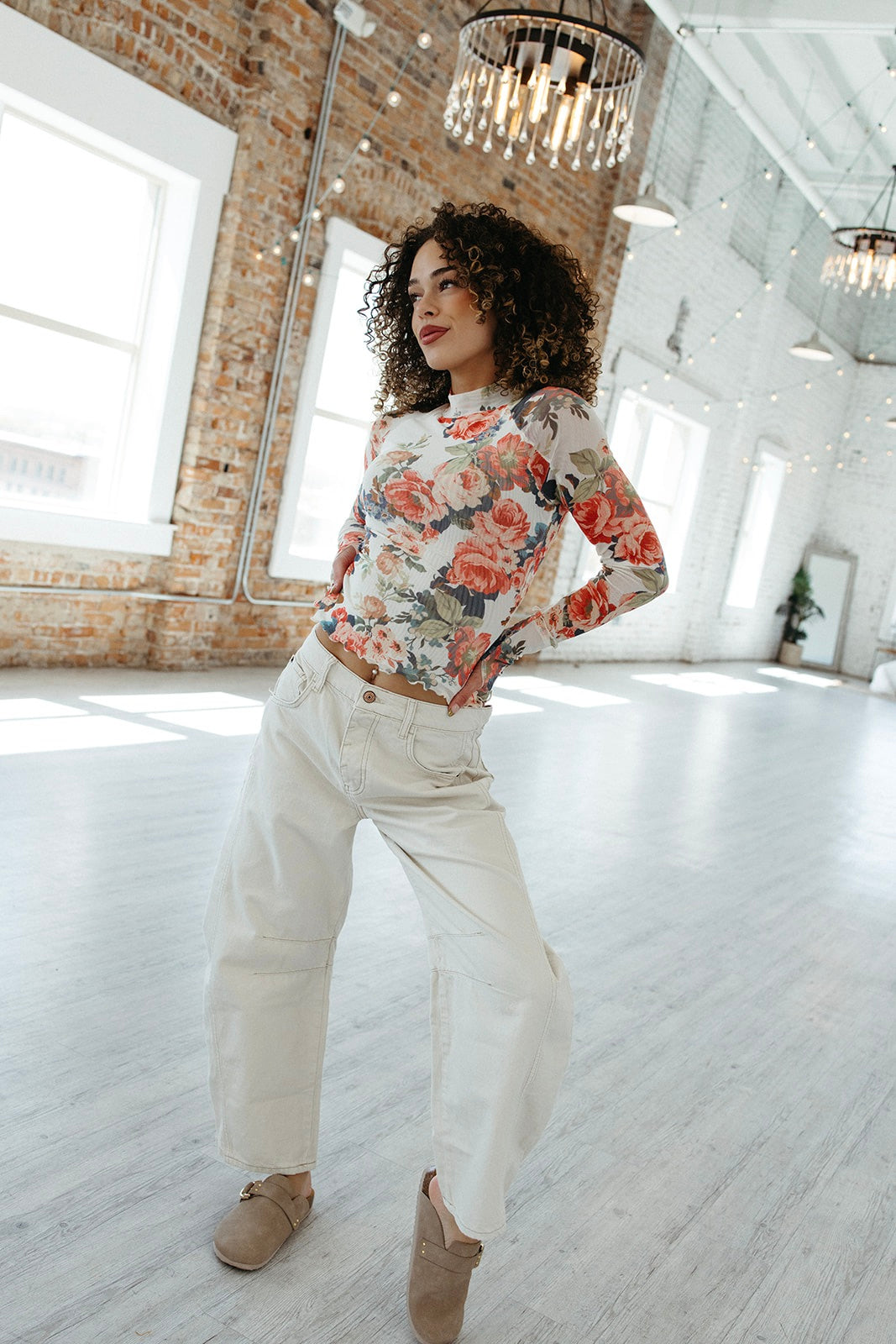 Free People We The Free Good Luck Mid-Rise Barrel Jeans