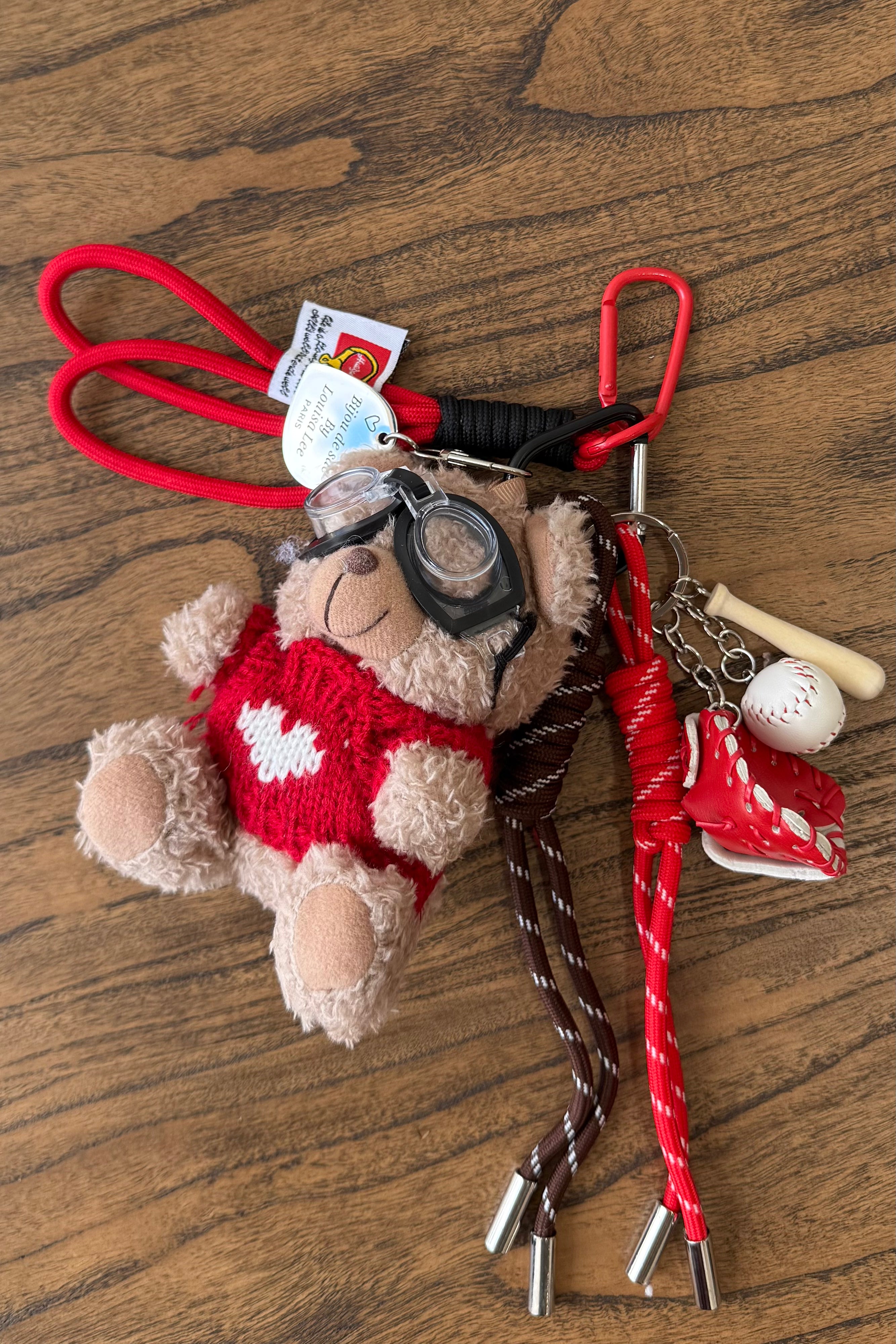 Teddy Travels Handbag Charm