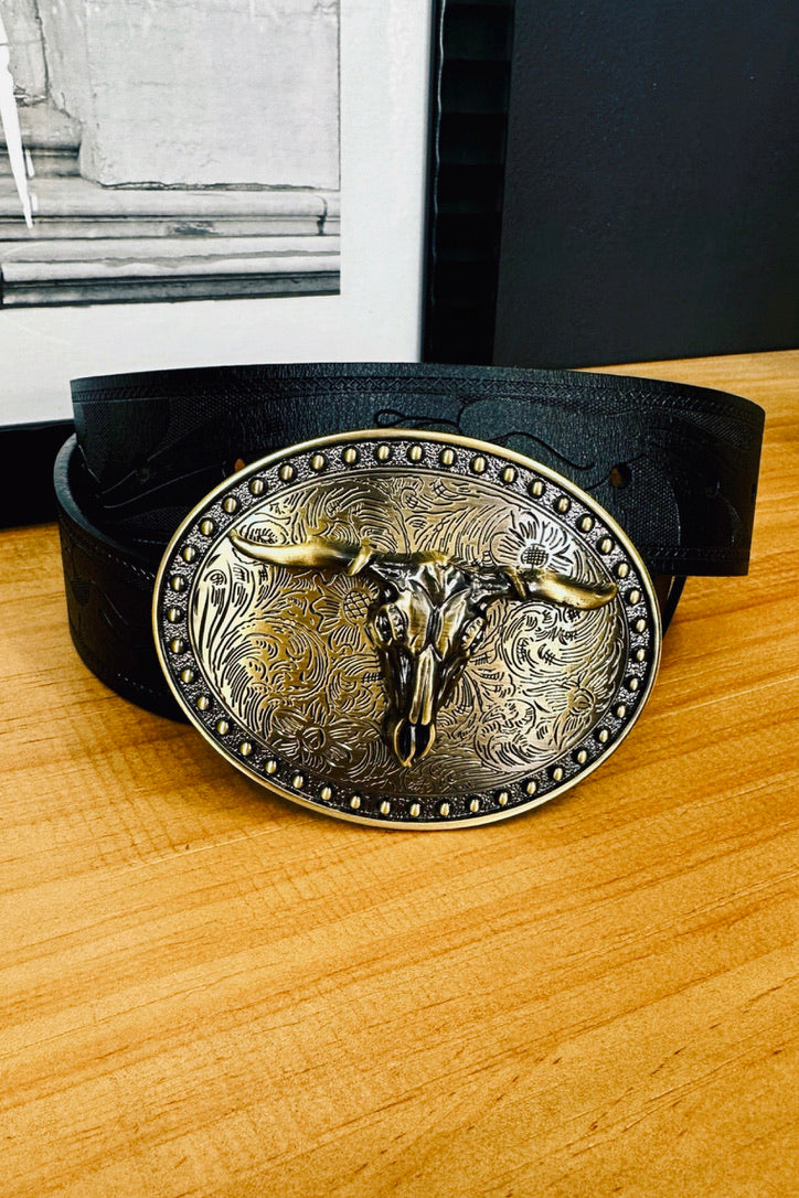 Longhorn Buckle Belt