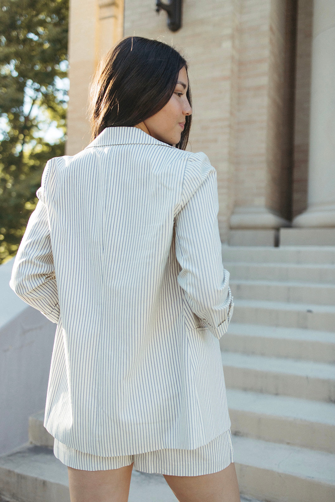 Sailor's Knot Pinstriped Blazer