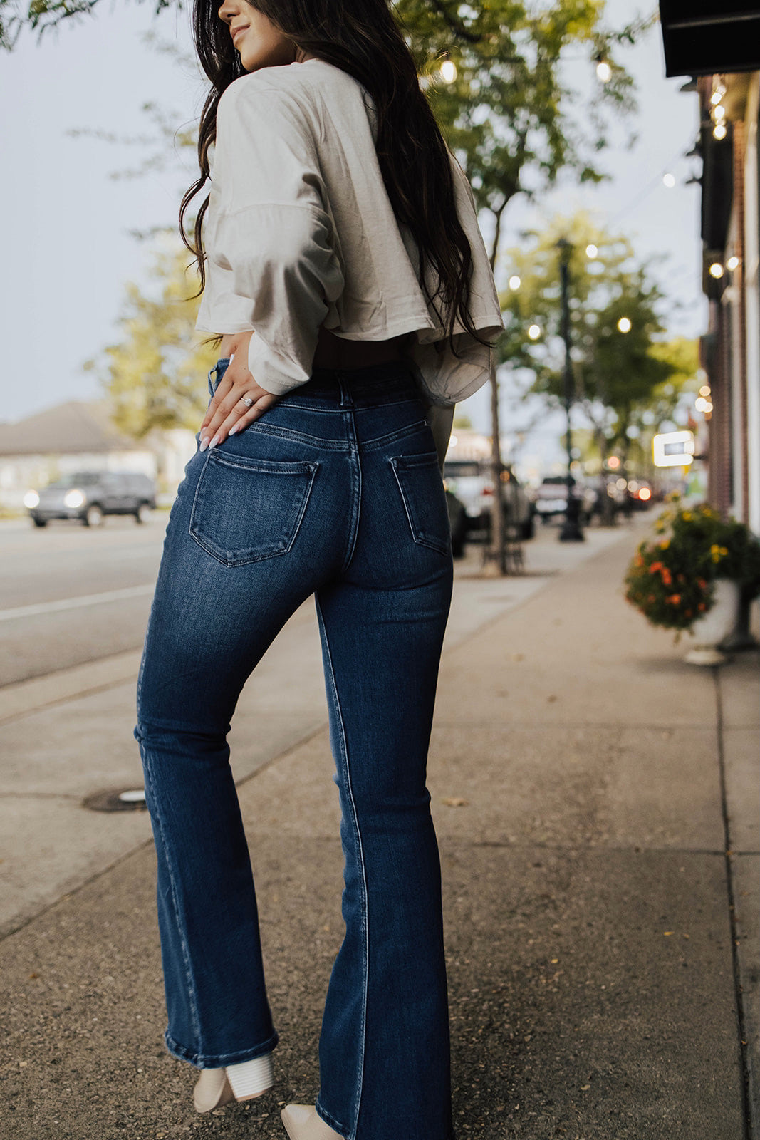 Melbourne High Rise Flare Jeans