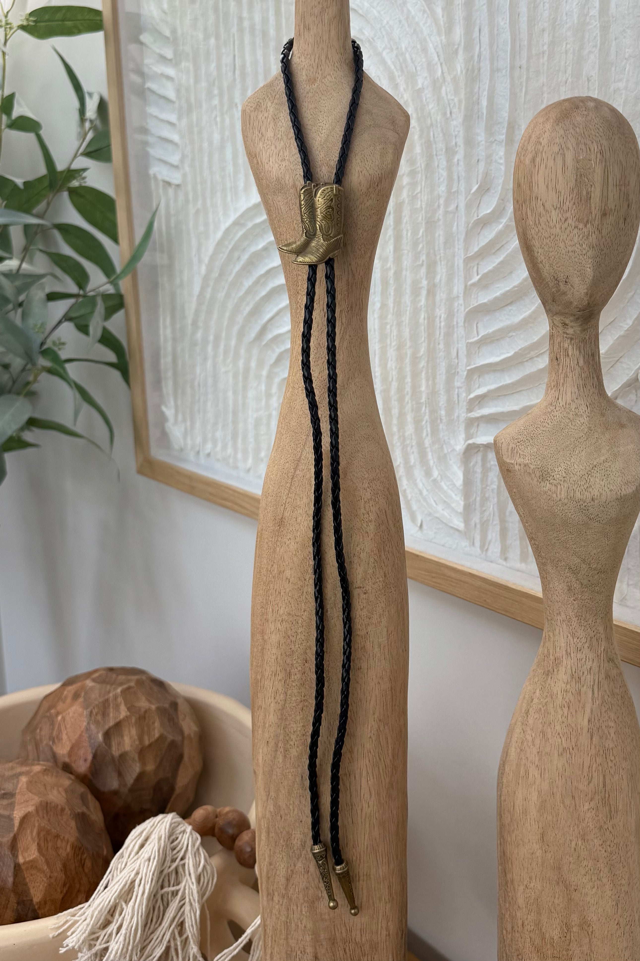 cowboy boot necktie