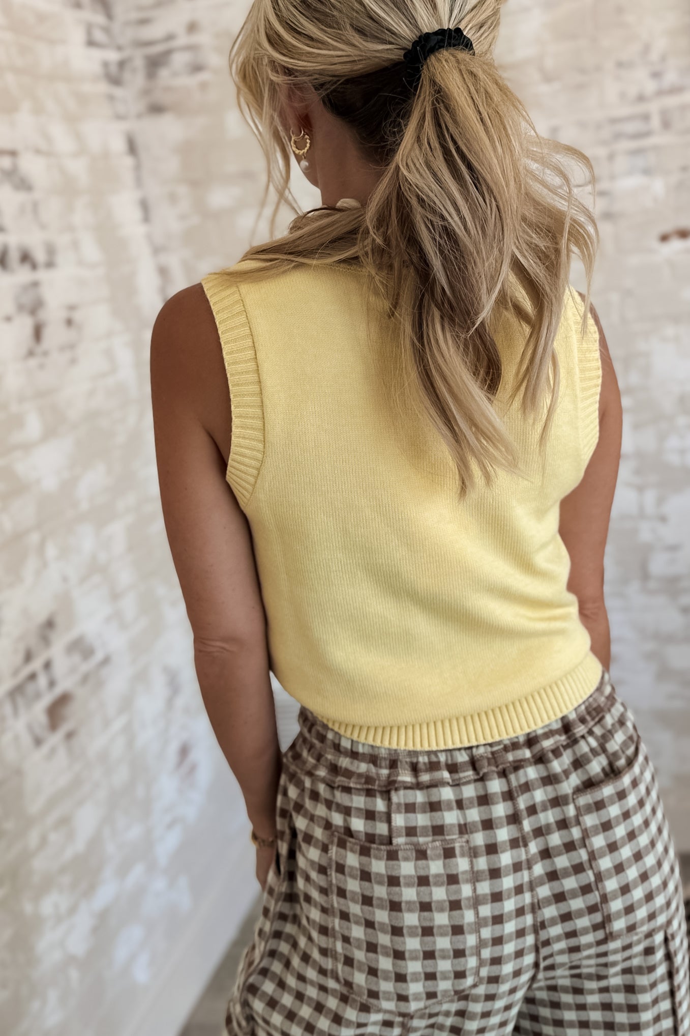 Just Wing It Mallard Knit Sweater Tank