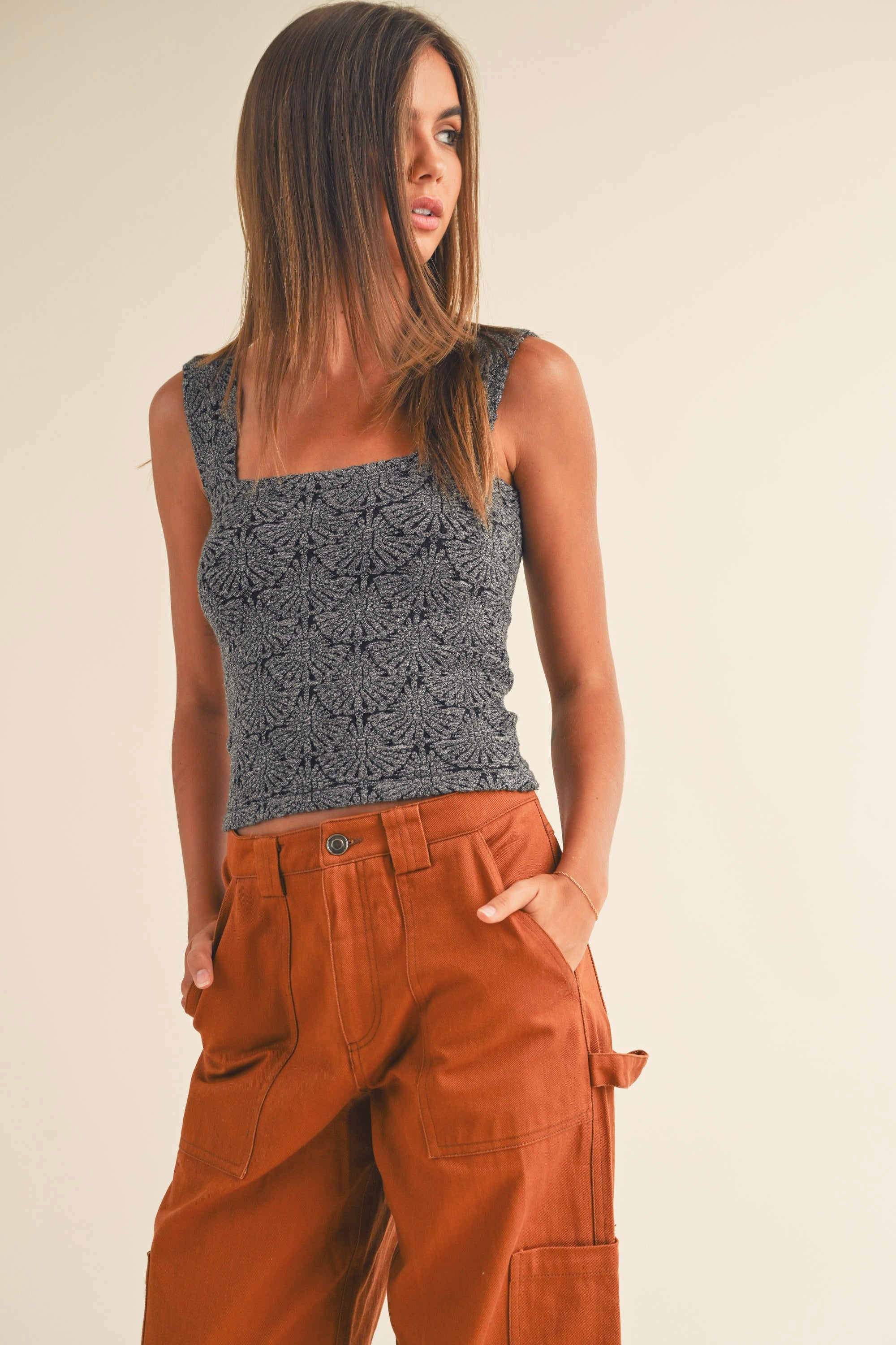 Diana Textured Knit Tank - FINAL SALE