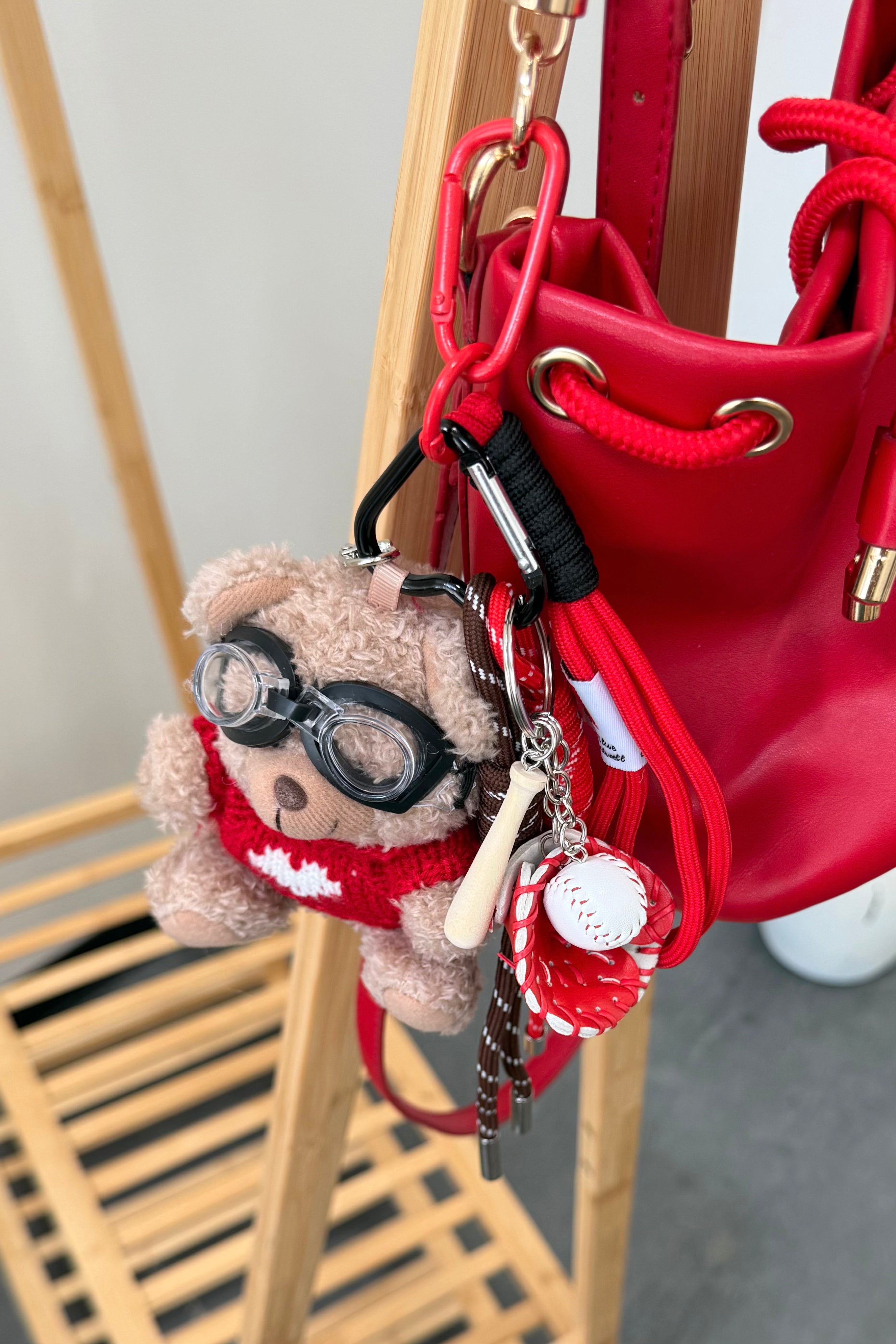 Teddy Travels Handbag Charm