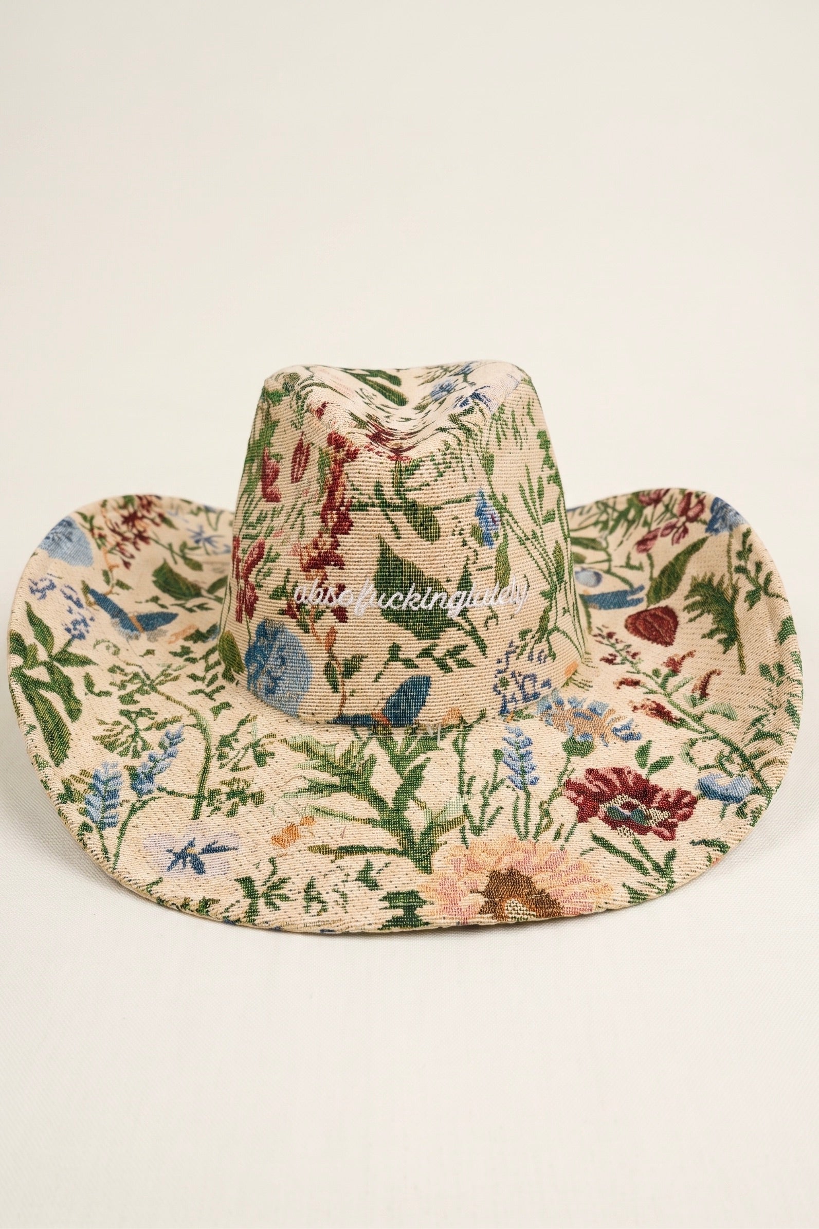 Whiskey Petals Floral Cowboy Hat