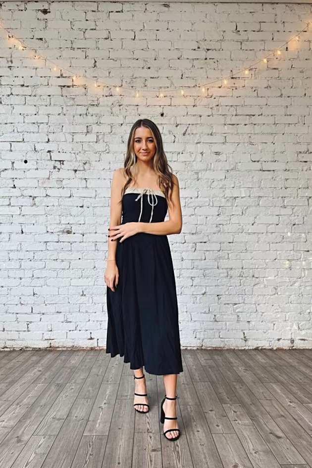 Silent Night Corset Dress - FINAL SALE