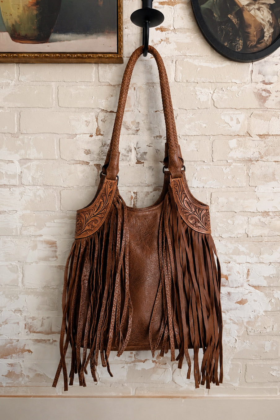 Dust Devil Western Leather Tote