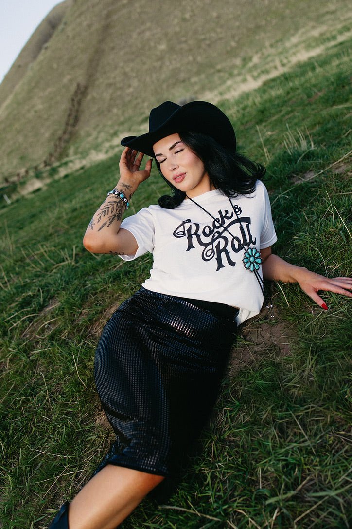 All Night Long Midi Skirt - WE ARE RESTOCKING SIGN UP FOR THE WAITLIST