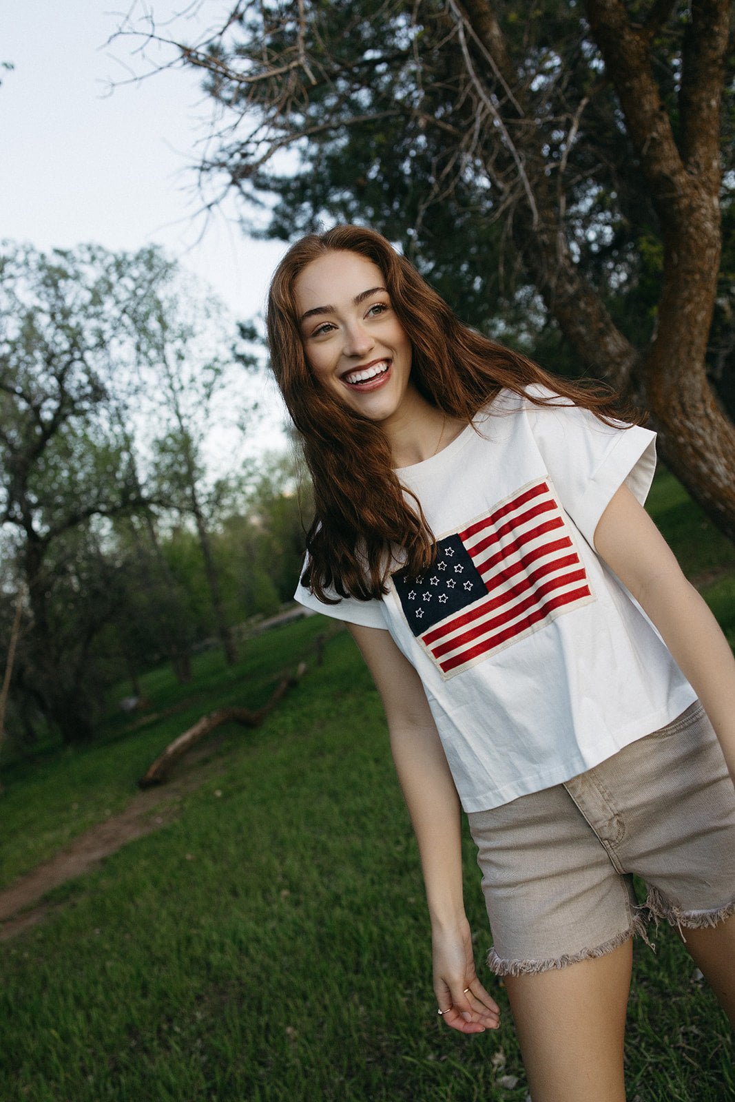 American Flag Tee