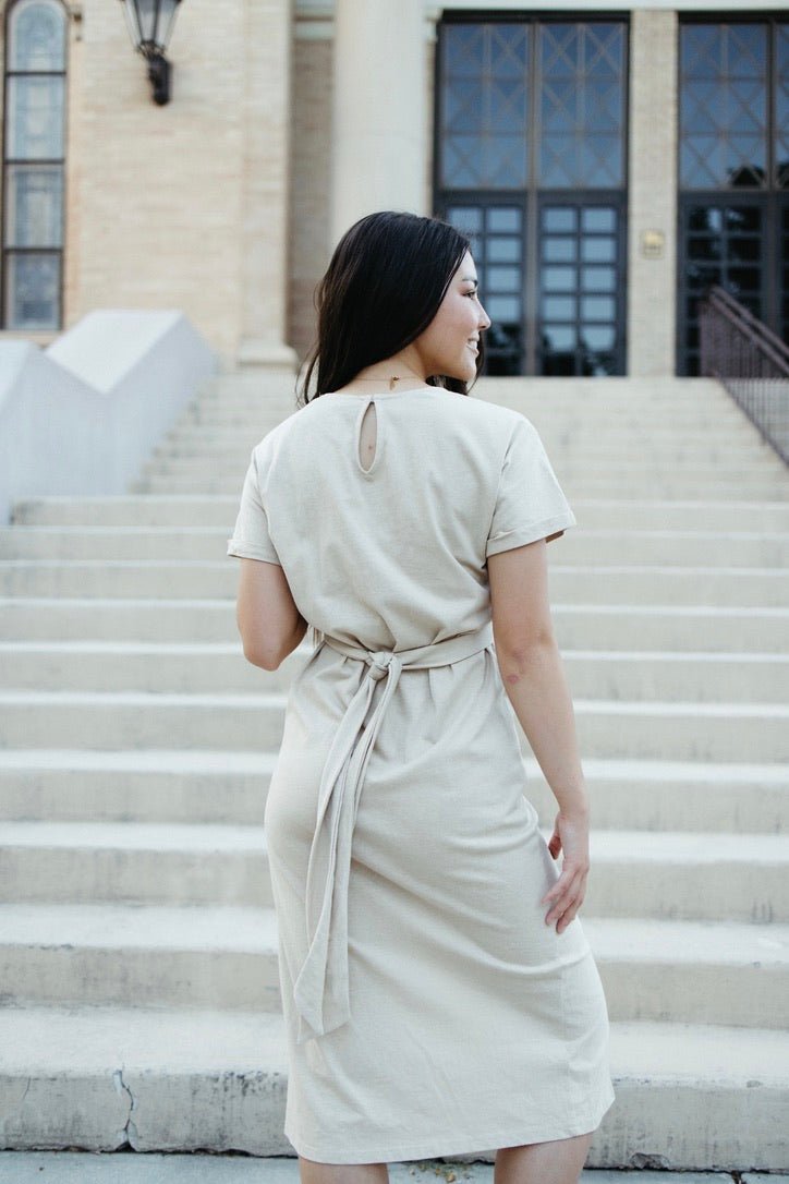 Atlas Wrap Tie Dress - FINAL SALE