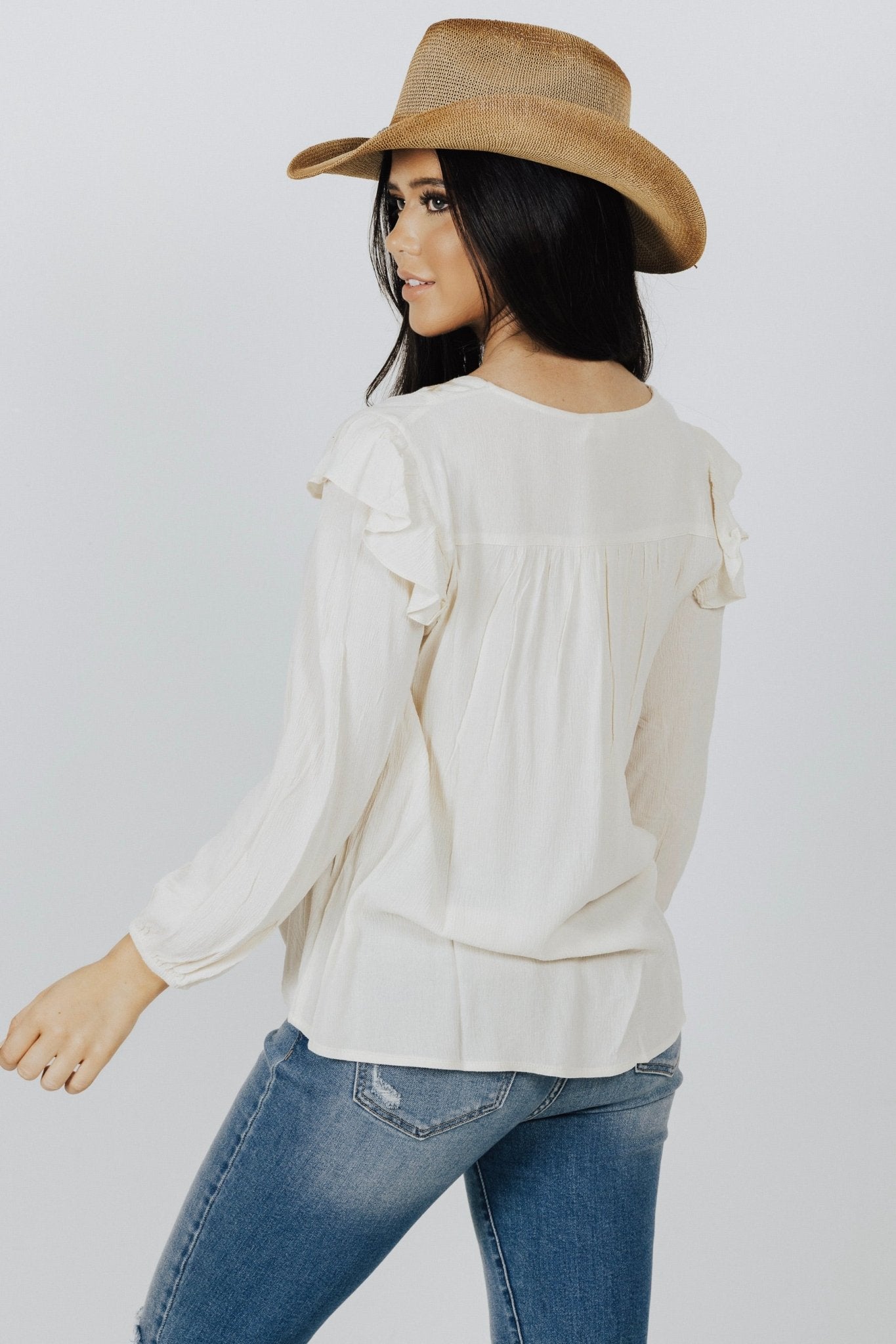 Ava Floral Embroidered Blouse - FINAL SALE