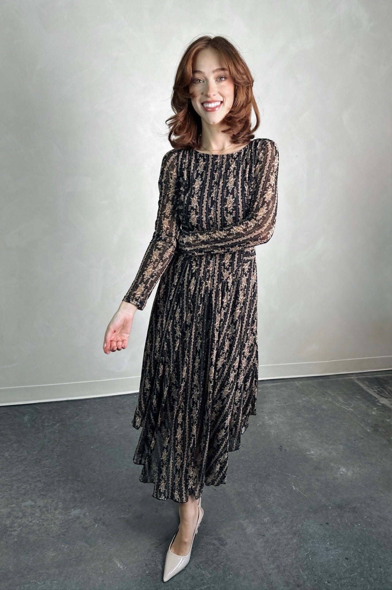 Blacklist Bloom Midi Dress