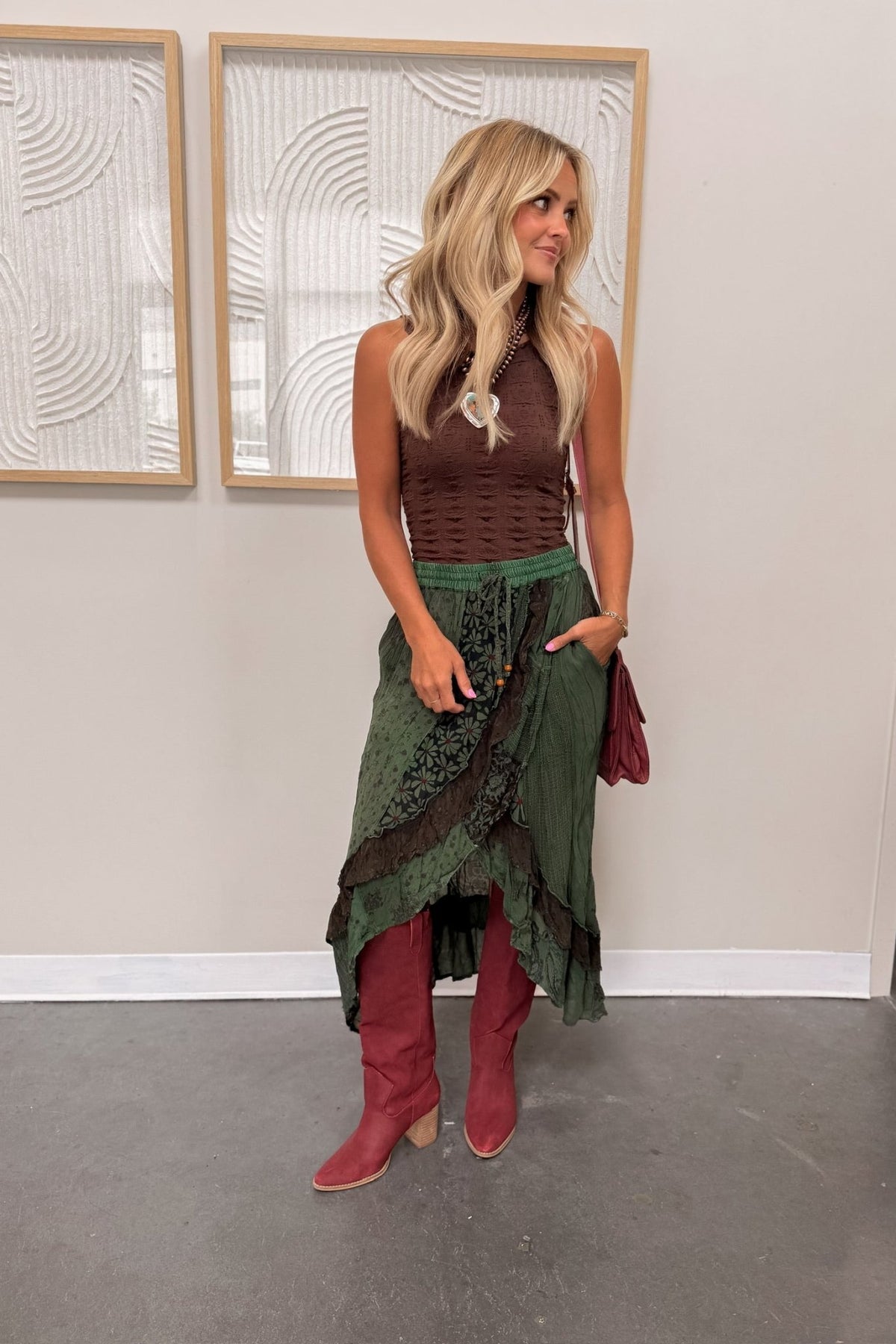 Bohemian Bliss Patchwork Skirt