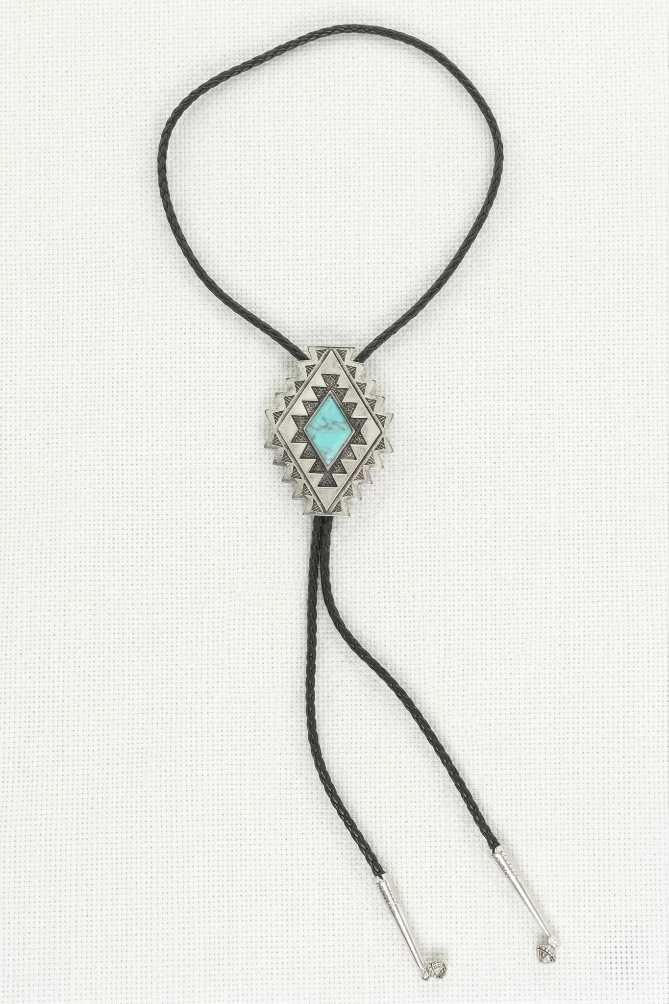 Broken Trail Turquoise Bolo