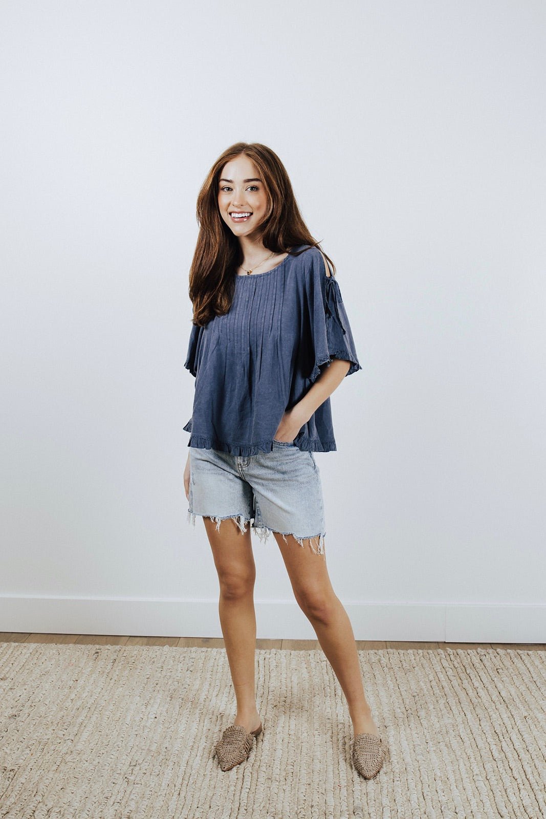 Bronx Ruffle Blouse - FINAL SALE