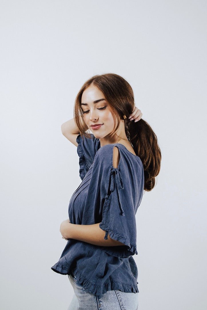Bronx Ruffle Blouse - FINAL SALE