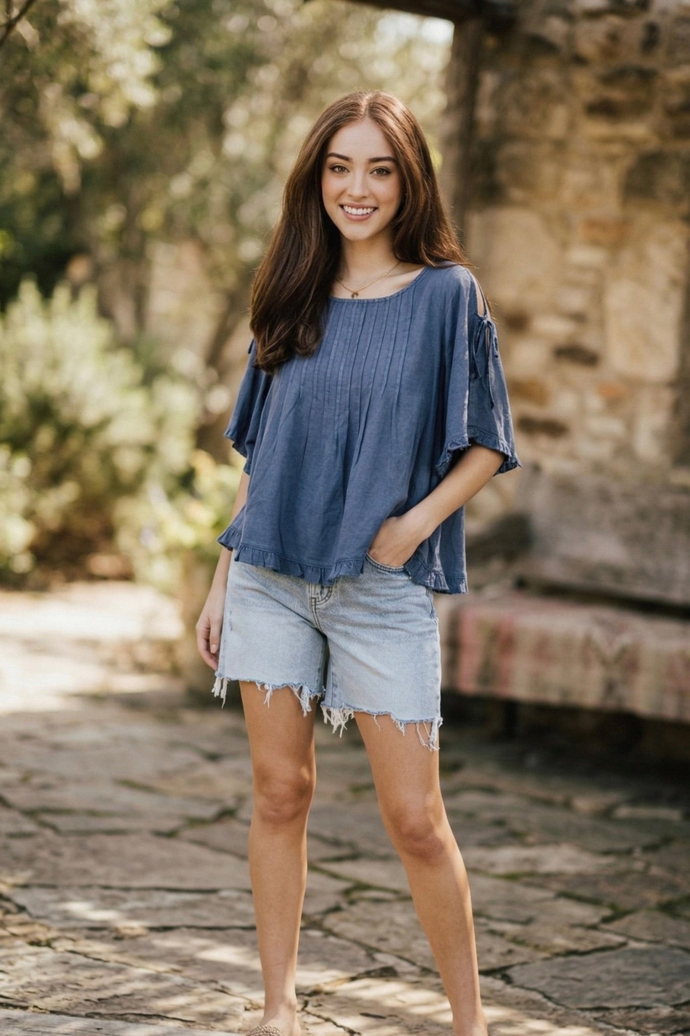 Bronx Ruffle Blouse - FINAL SALE