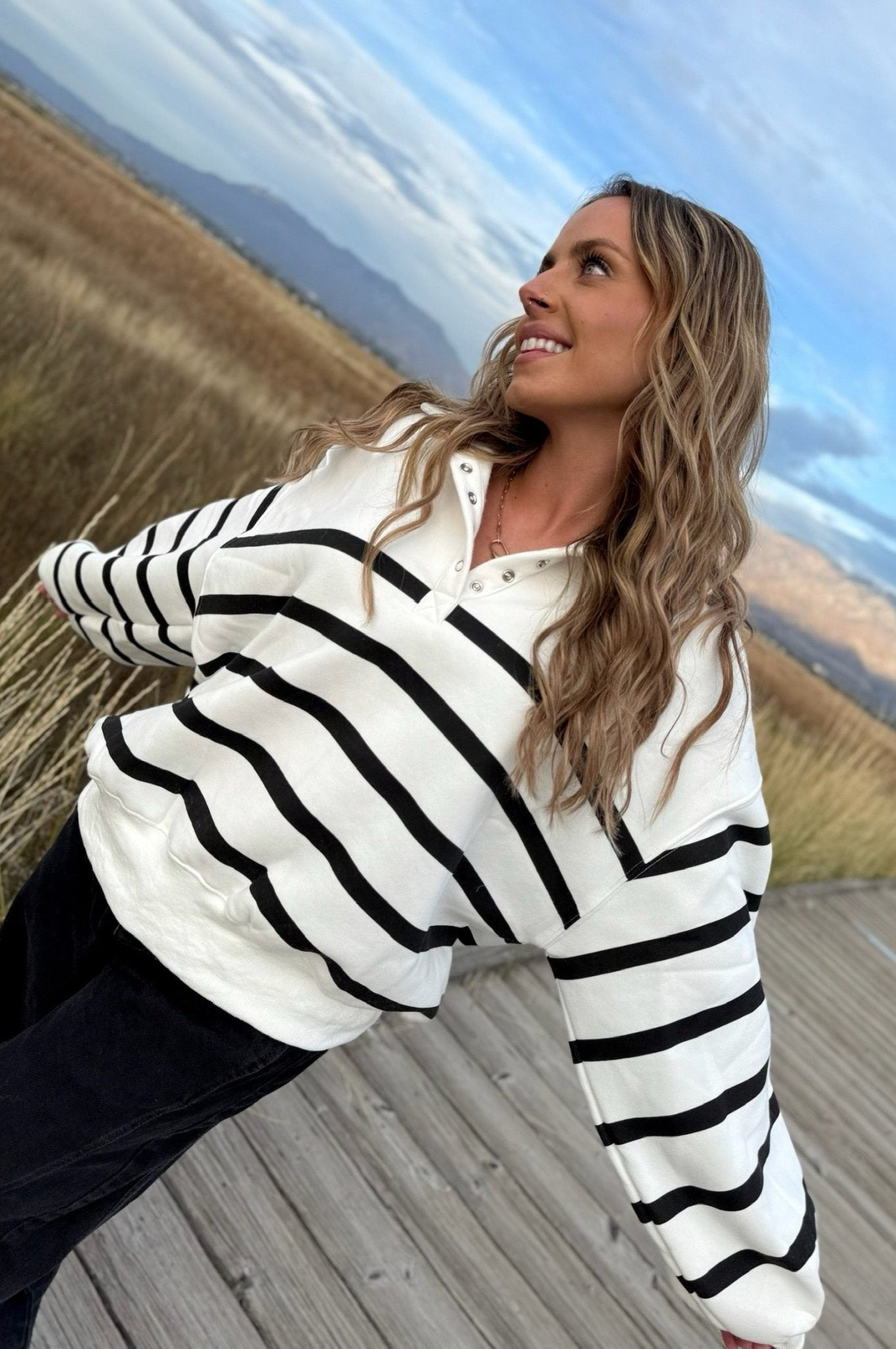 Brookside Striped Pullover