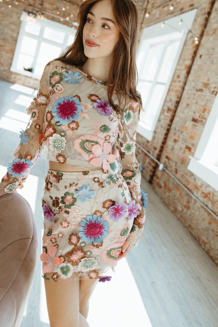 Champagne Toast Skirt Lux Collection - FINAL SALE