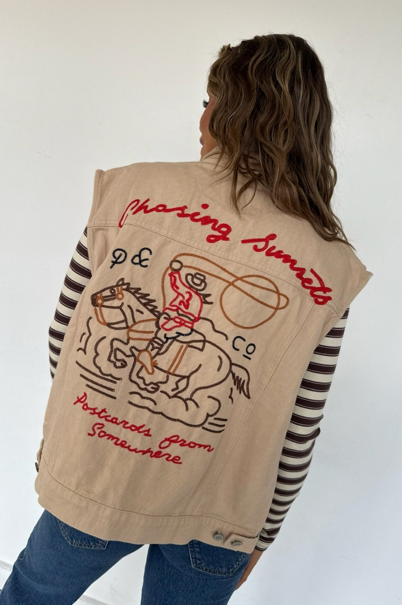 Chasing Sunsets Denim Vest