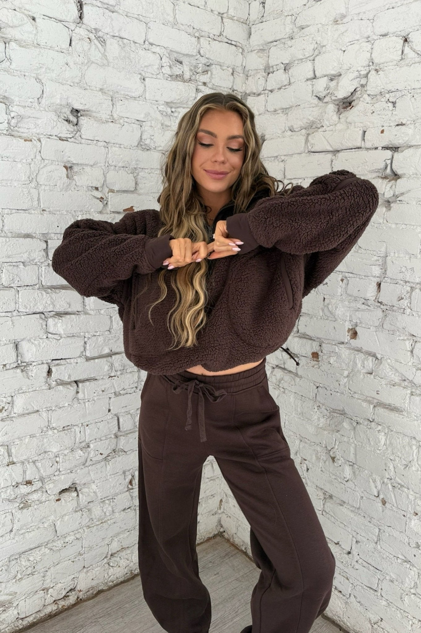 Cocoa Clouds Sherpa Jacket