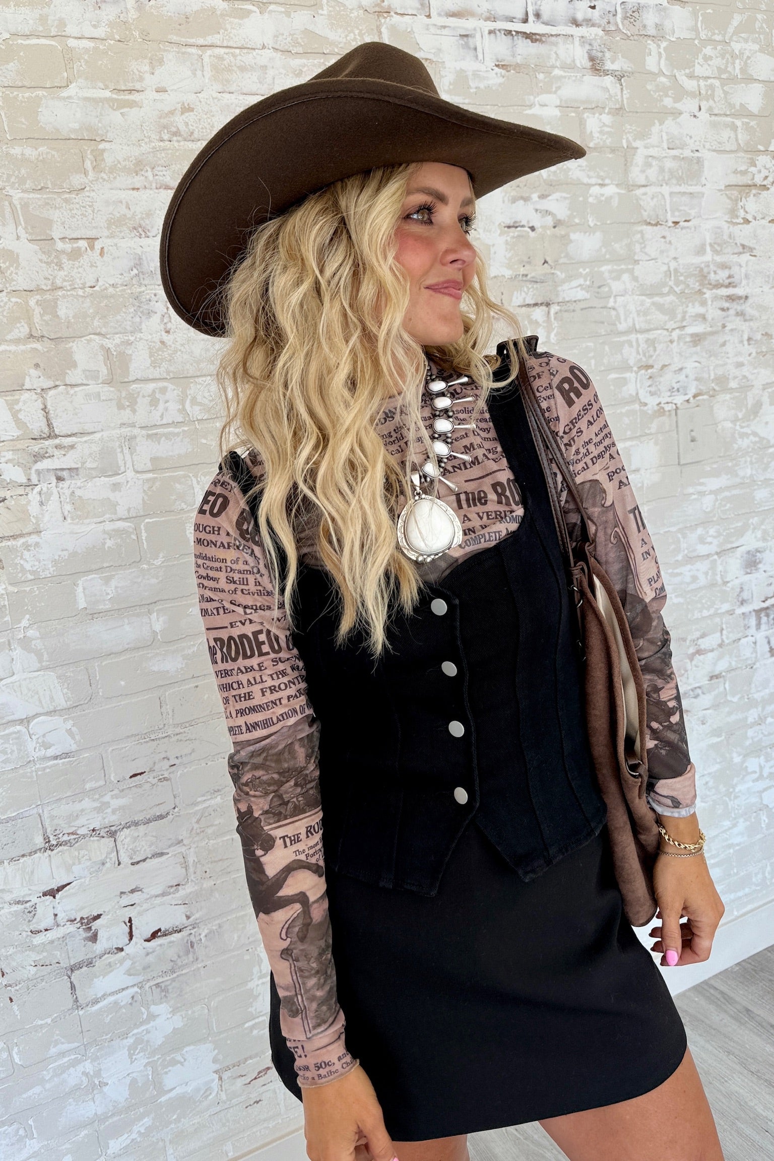 Hitching Post Mesh Top