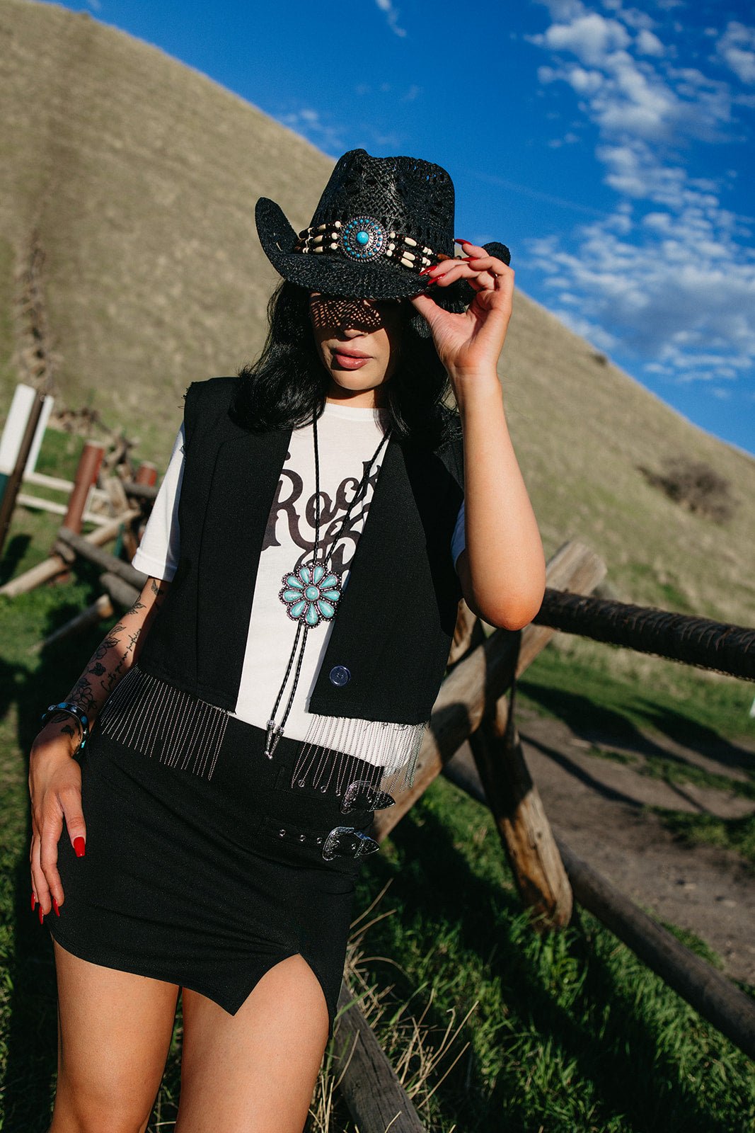 Dark Horse Mini Skirt