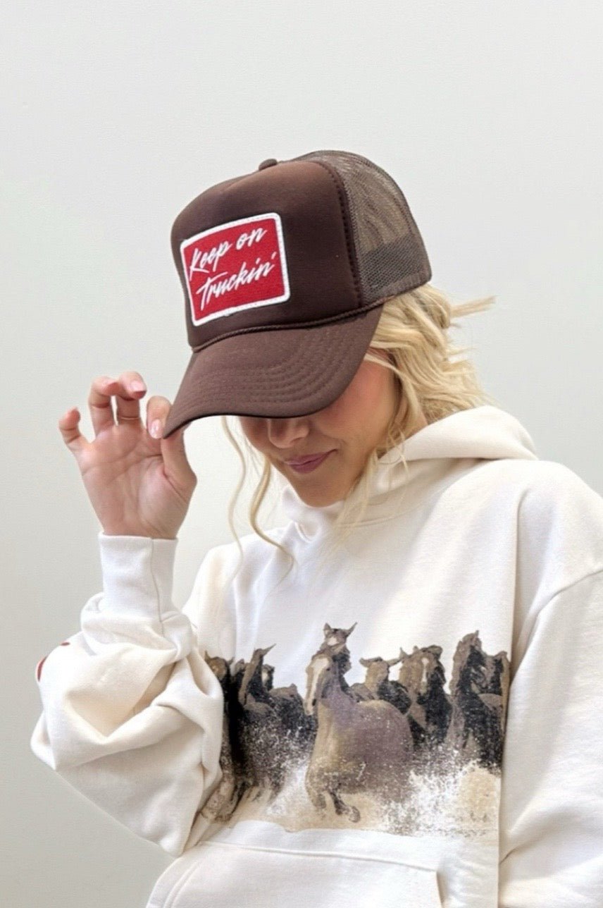 Darlin' Keep on Truckin' Trucker Hat