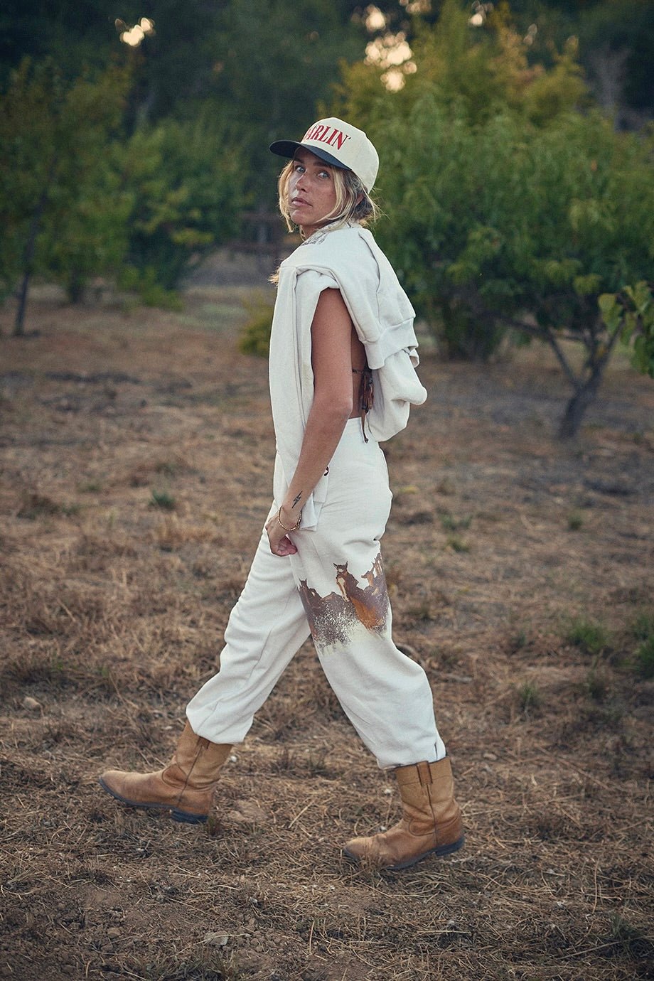 DARLIN' Wild Horse Sweatpants, Horse graphic sweatpants, Western graphic sweatpants, Sweatpants with matching hoodie and crewneck 