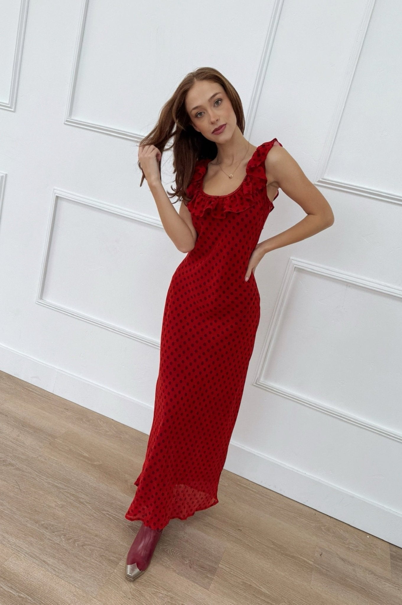 Dot Me Up Maxi Dress