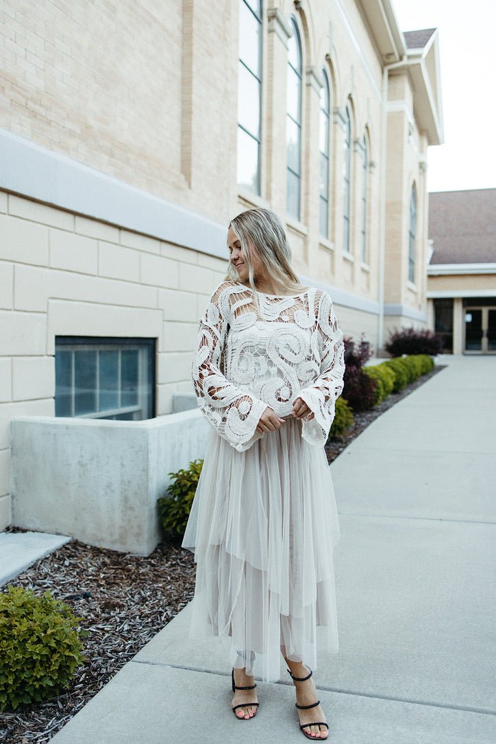 Dreamweaver Crochet Top - FINAL SALE