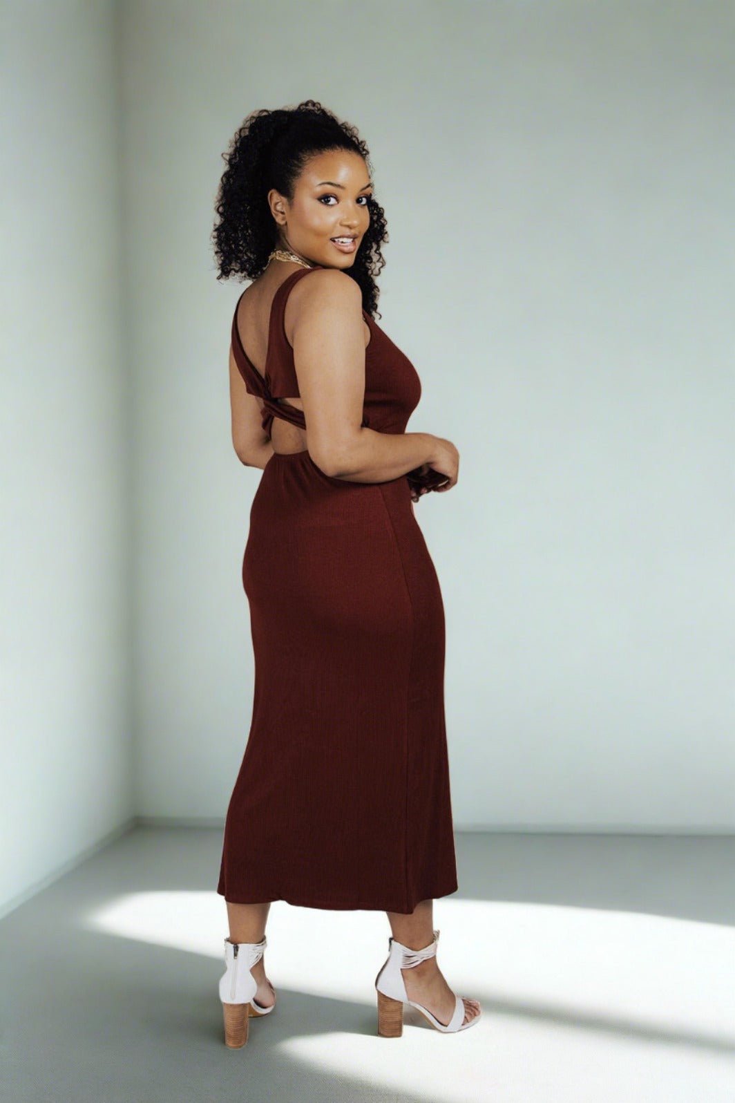 Egyptian Embers Maxi Dress - FINAL SALE