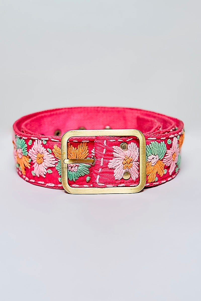 Tie It Together Embroidered Belt
