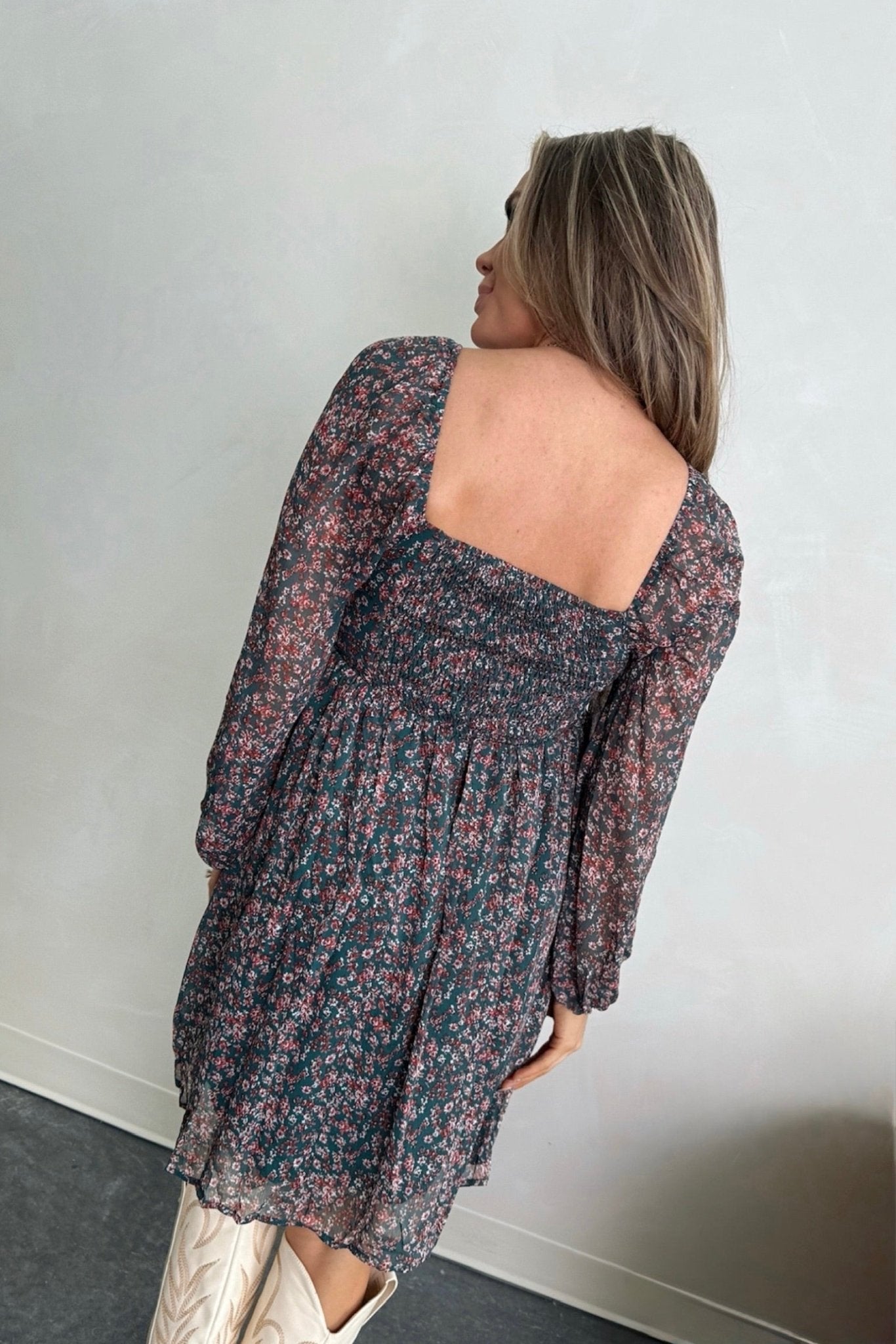 First Light Floral Dress