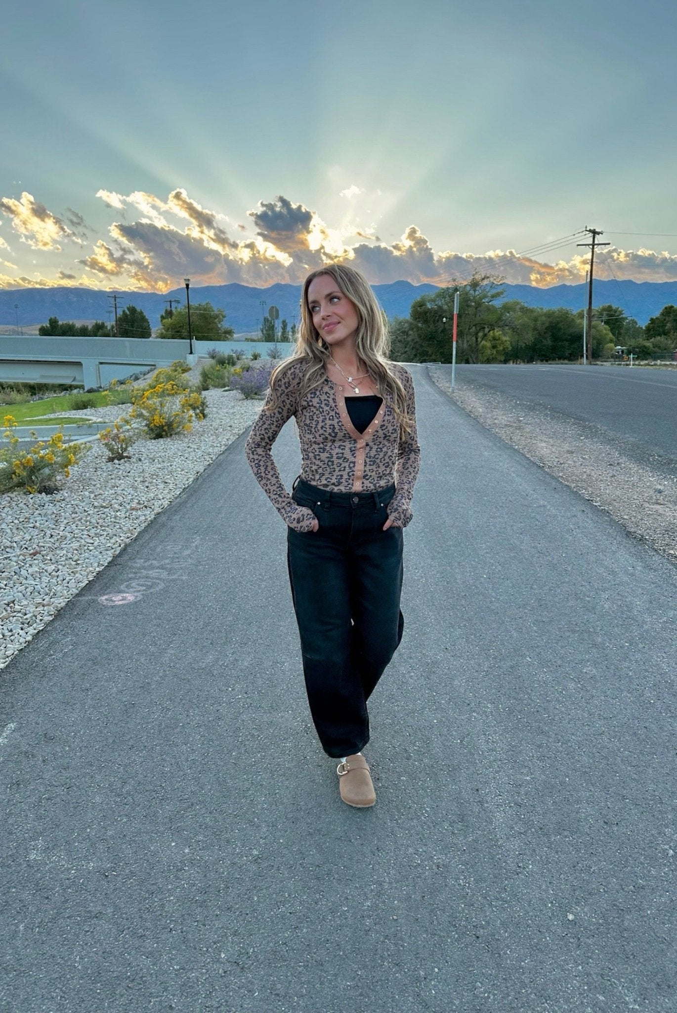 Leopard Free people cardigan 