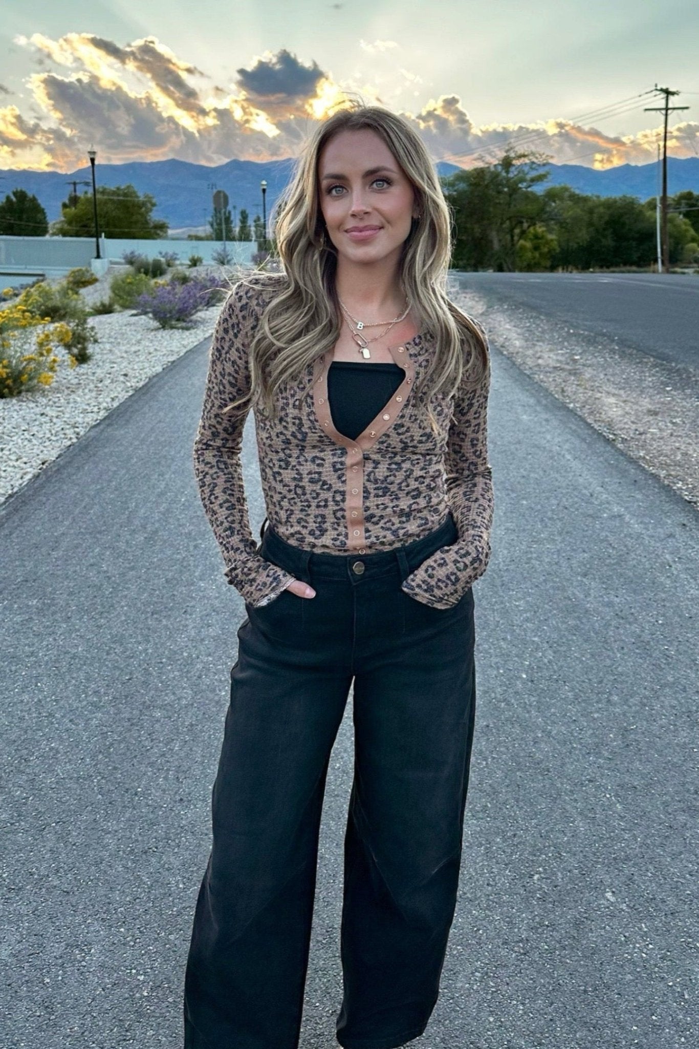 Free People Going Places Printed Cardi