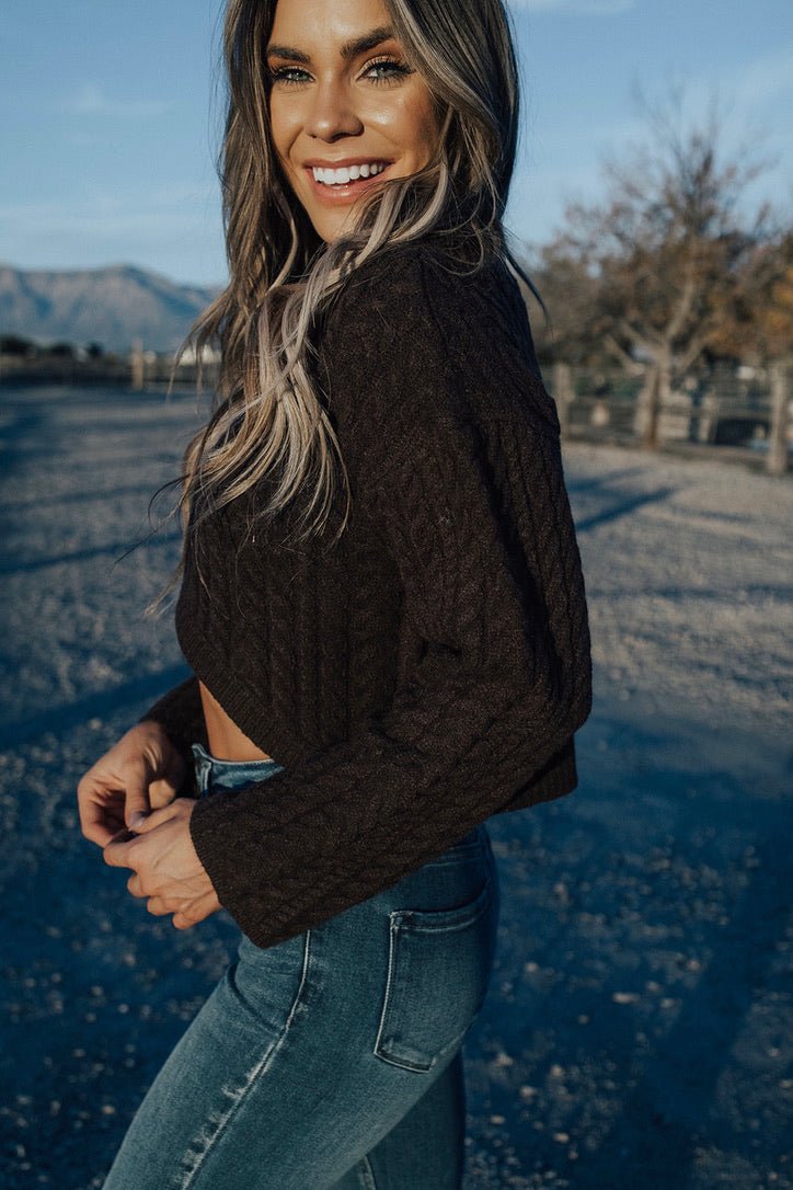 Ginger Crop Sweater - FINAL SALE