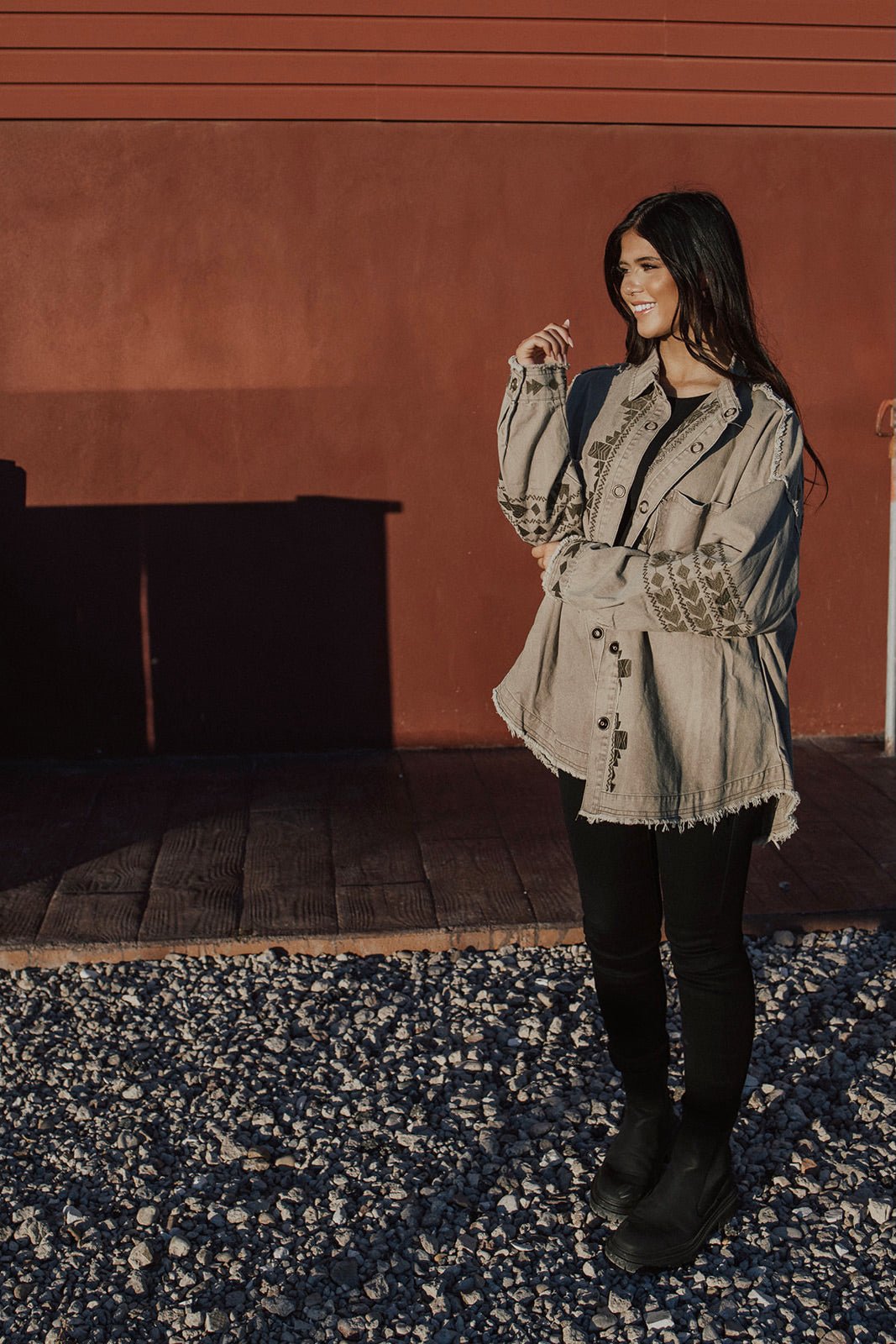 Great Plains Embroidered Jacket Lux Collection - FINAL SALE