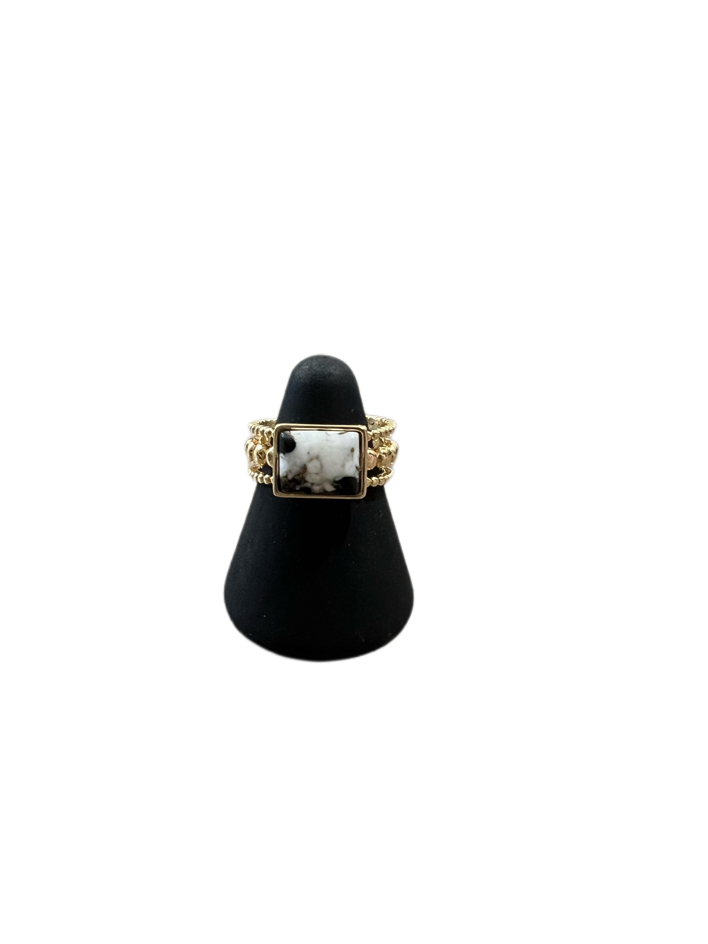 Birdie Marble Ring - FINAL SALE