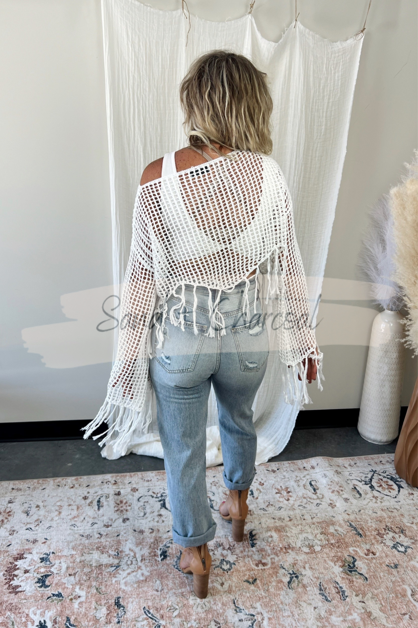 Laguna Fringe Knit Top - FINAL SALE