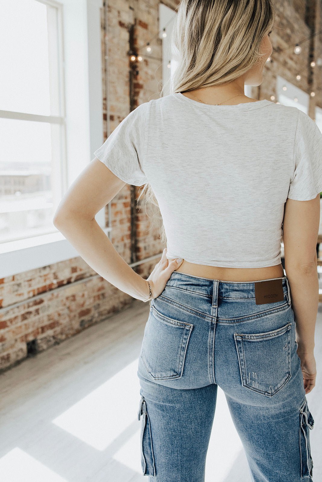 Lincoln Front Cut Crop Top - FINAL SALE